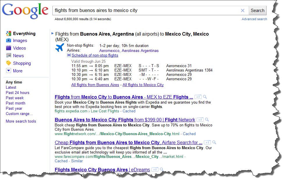 aereos en google1 Google vuela alto